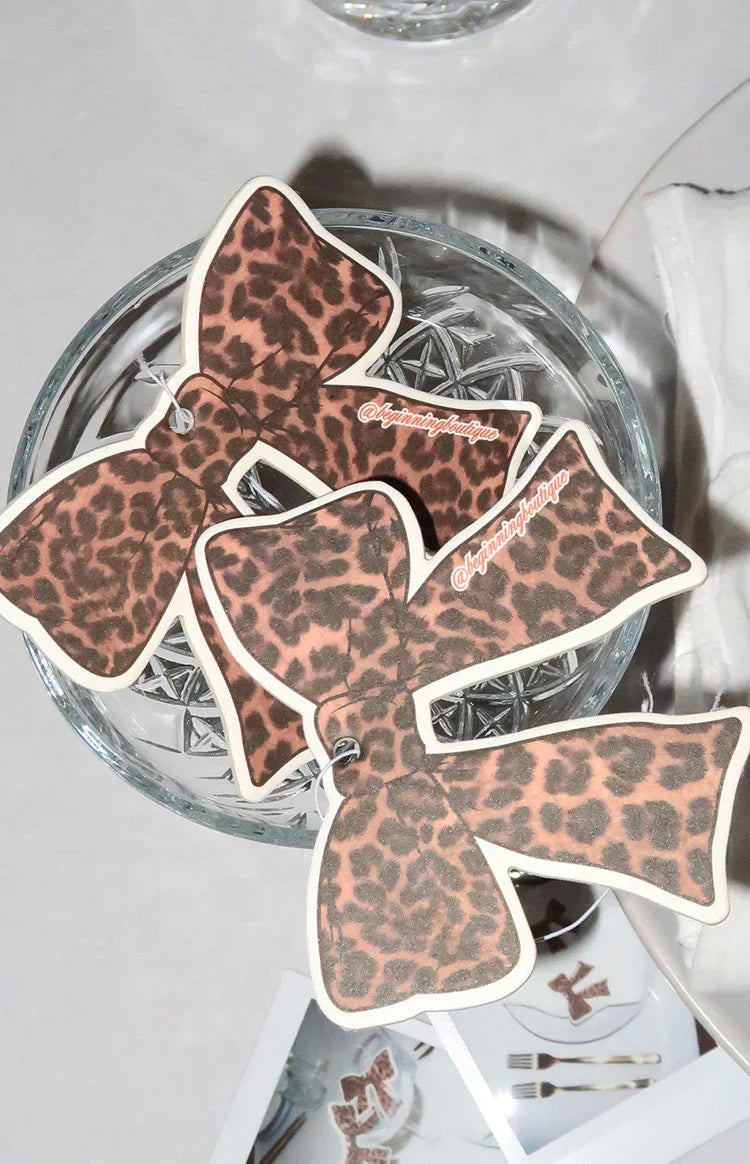 Leopard Print Bow Air Freshener — 6