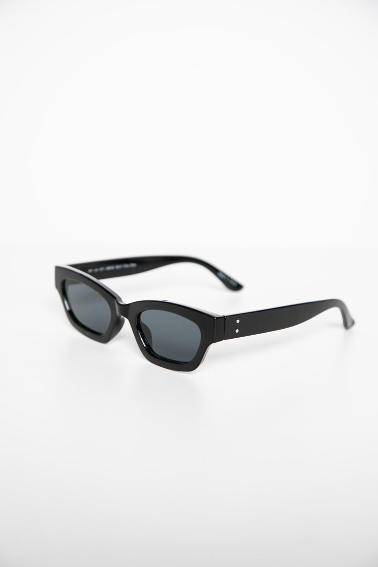 Black Slimline Sunglasses — 5