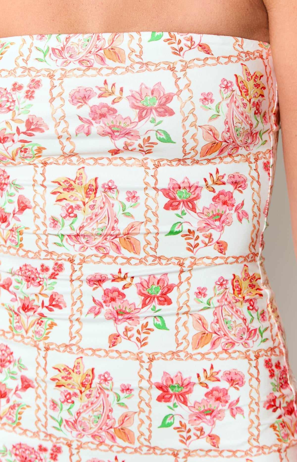 Lee Paisley Floral Print Mini Dress — 6