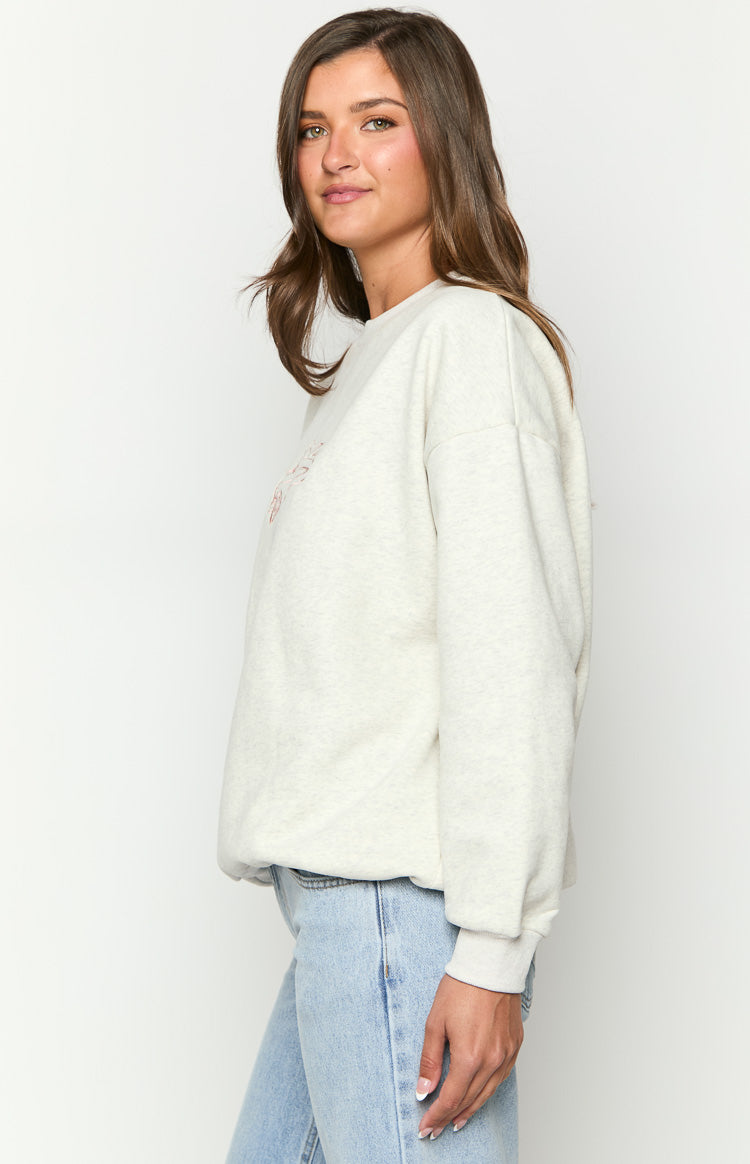 Elodie Grey Crew Neck Sweater — 4