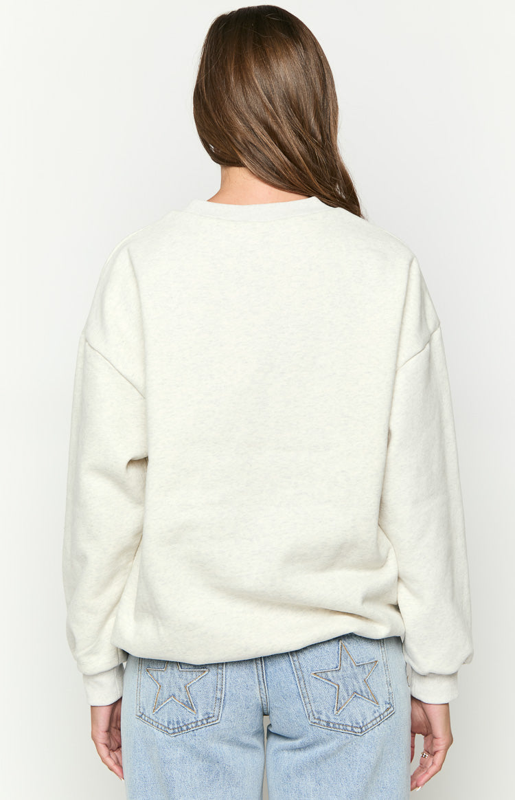 Elodie Grey Crew Neck Sweater — 5