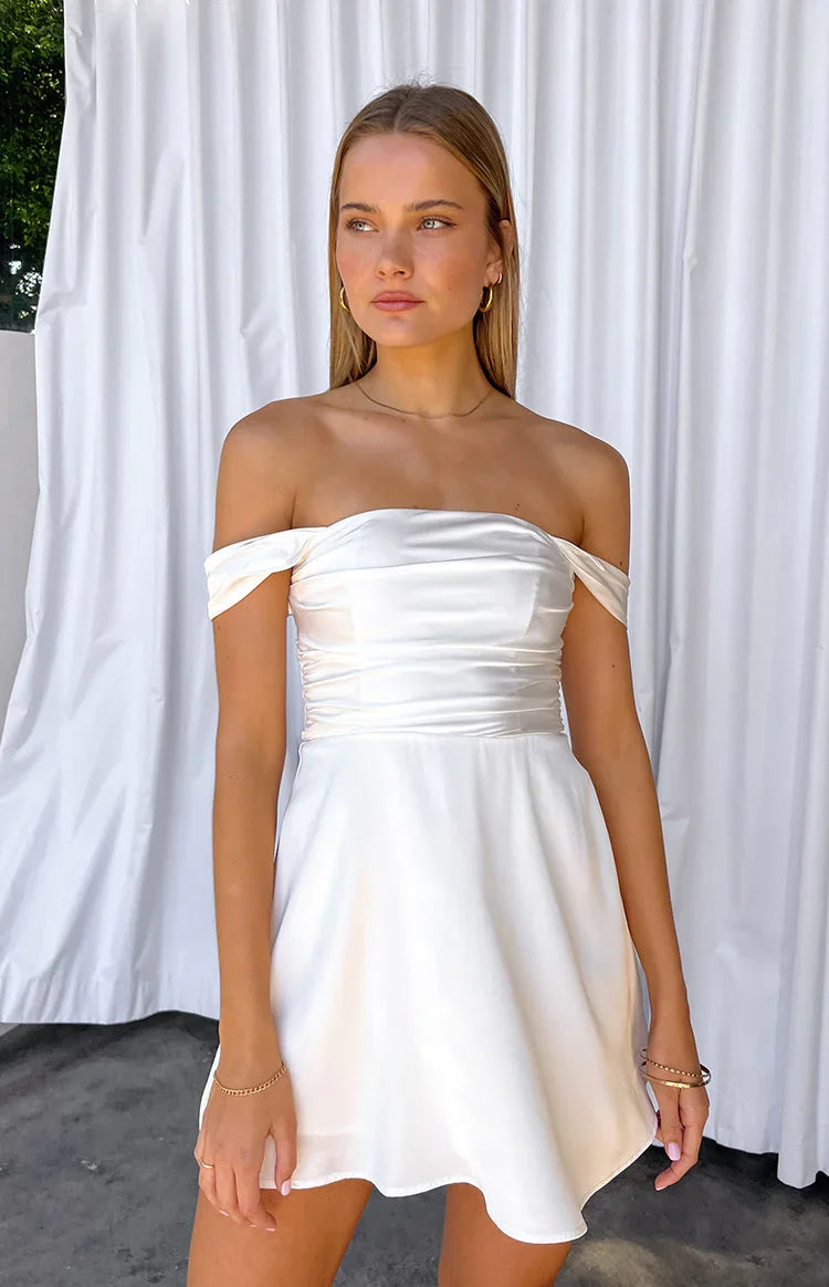 Victoria White Mini Dress — 1