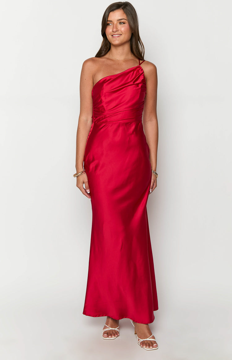 Tina Red Formal Maxi Dress — 2