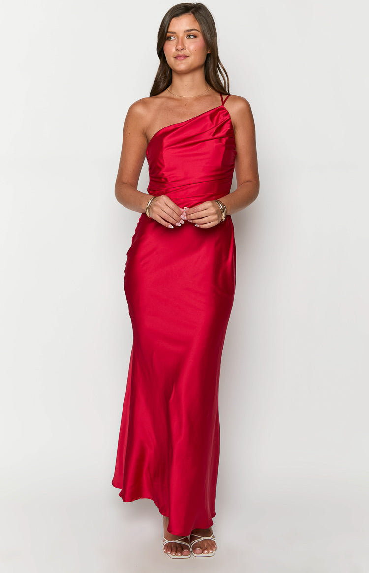 Tina Red Formal Maxi Dress — 3