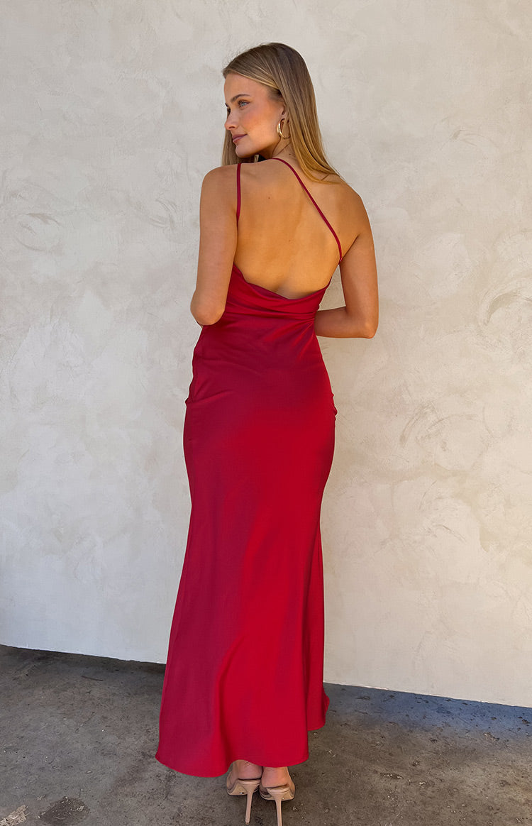 Tina Red Formal Maxi Dress — 8