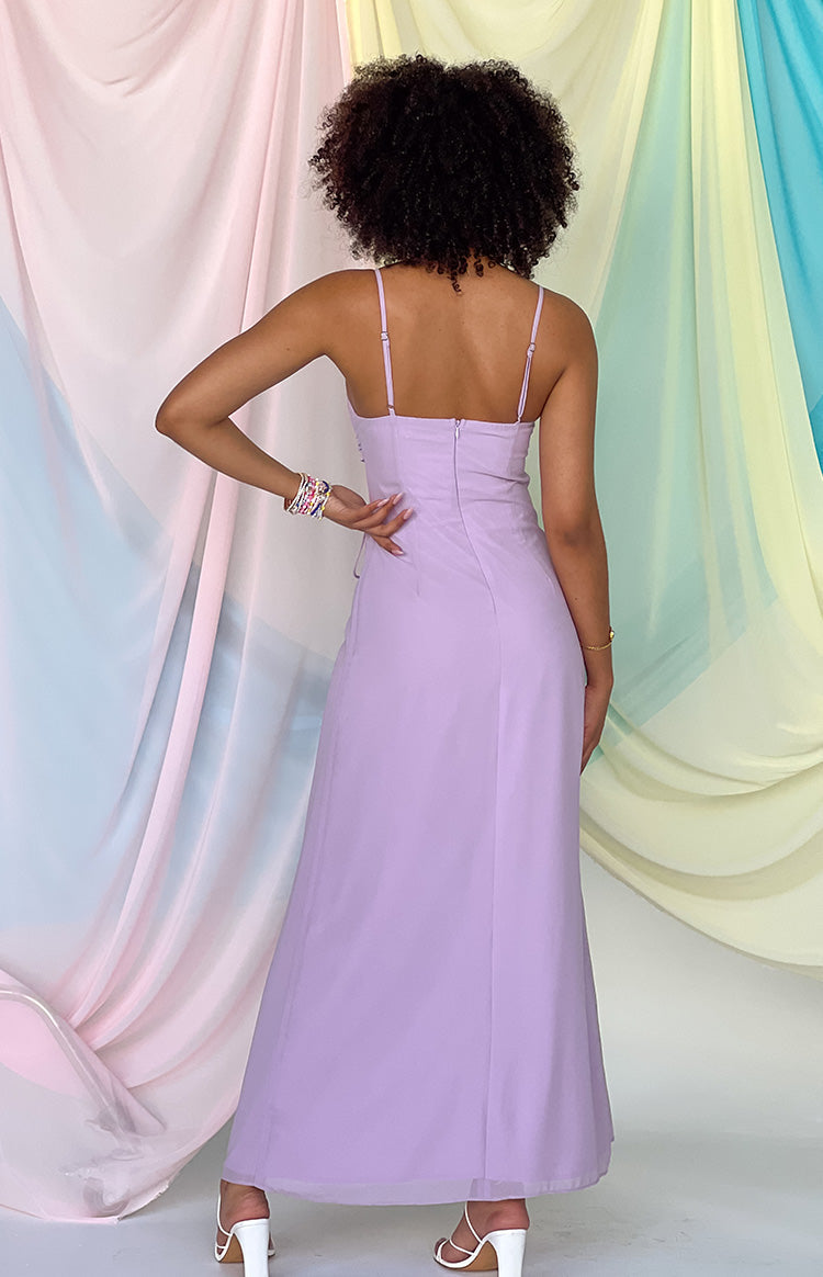 Flossie Lilac Maxi Sleeveless Dress — 8