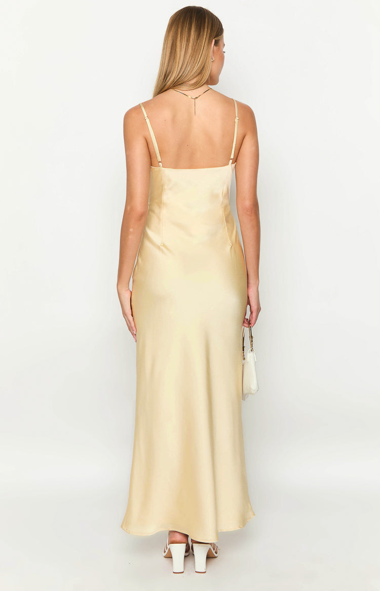 Heartbeat Yellow Maxi Dress — 5