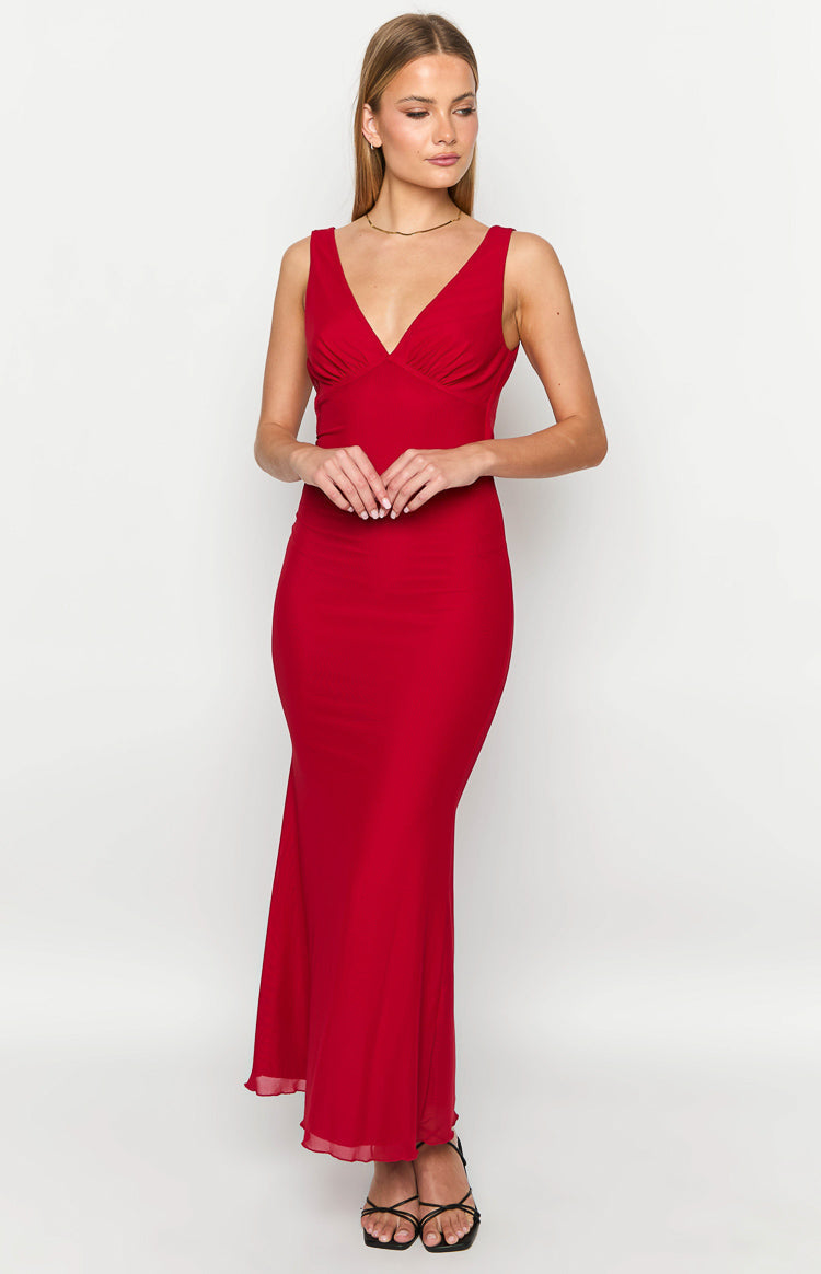 Matisse Red Maxi Dress — 2