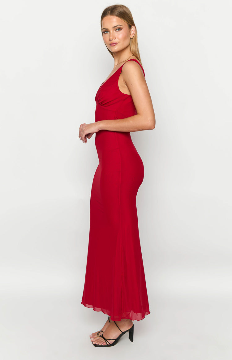 Matisse Red Maxi Dress — 4