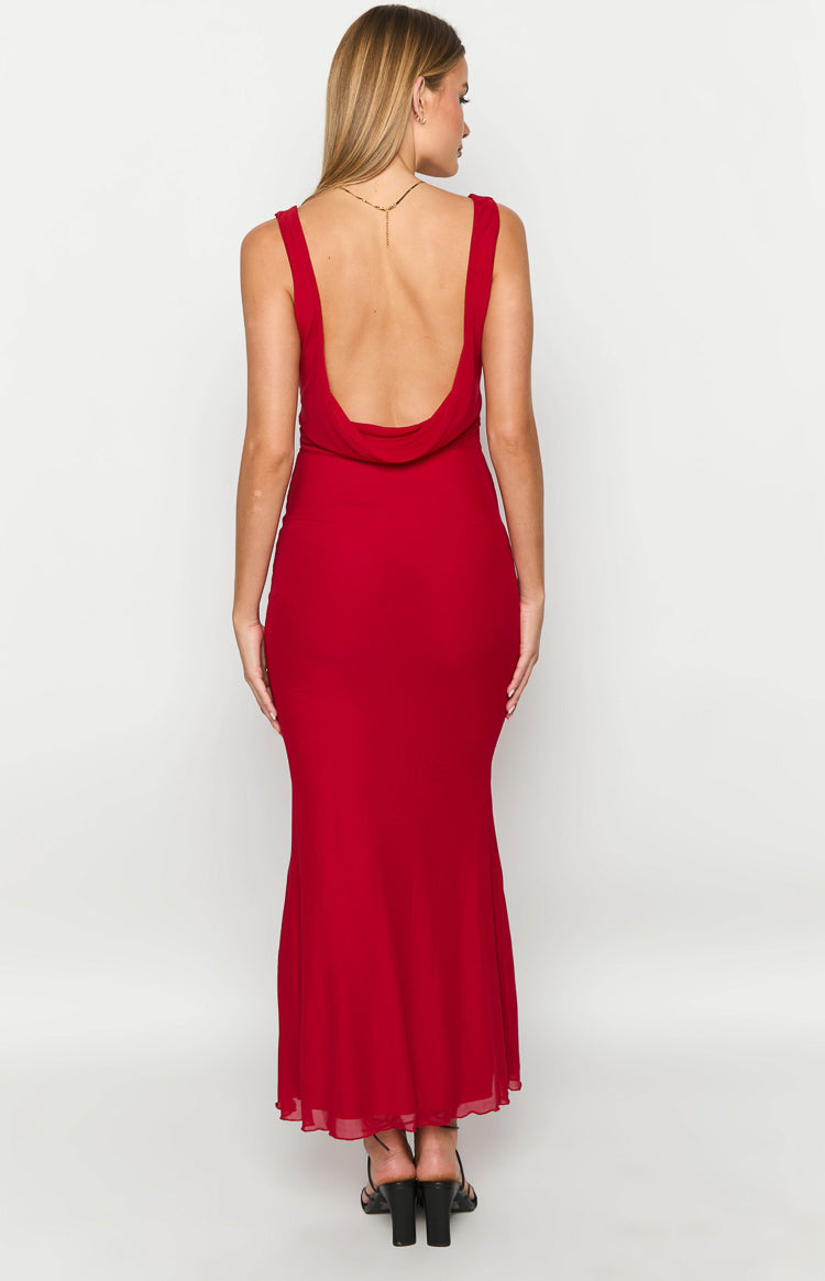 Matisse Red Maxi Dress — 5