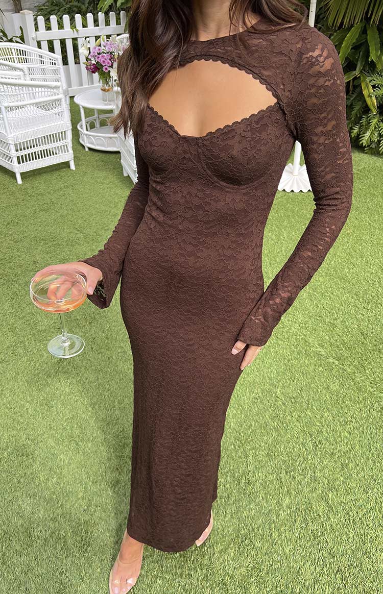 Camielle Brown Maxi Dress — 7