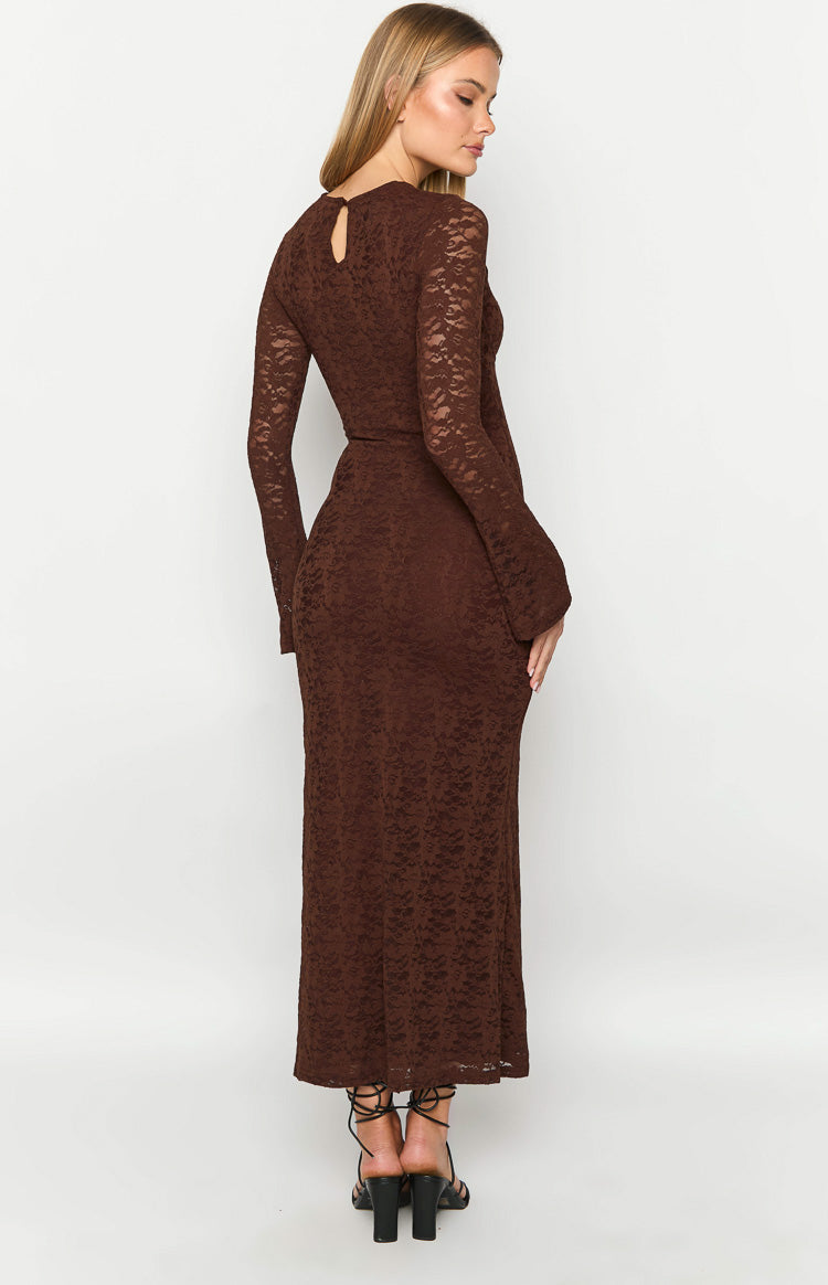 Camielle Brown Maxi Dress — 5