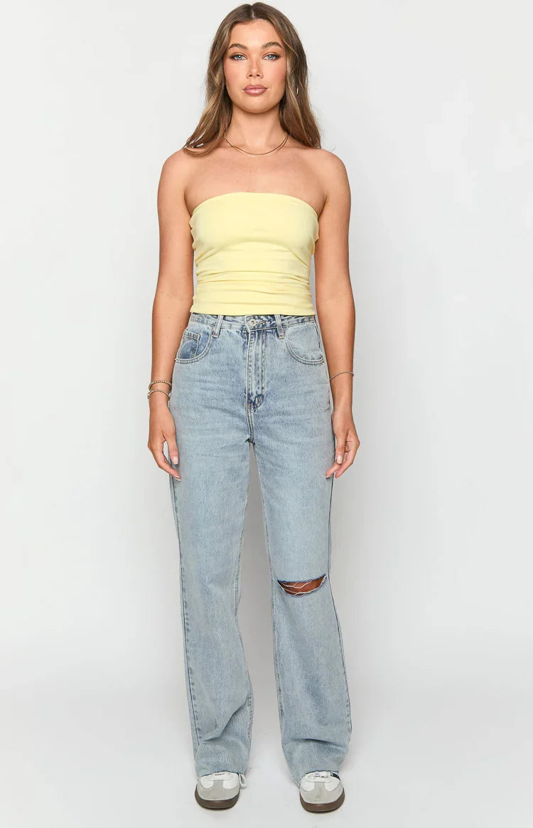 Alex Light Wash Denim Jeans — 1
