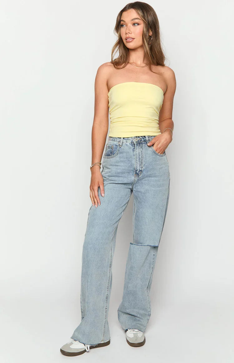 Alex Light Wash Denim Jeans — 3