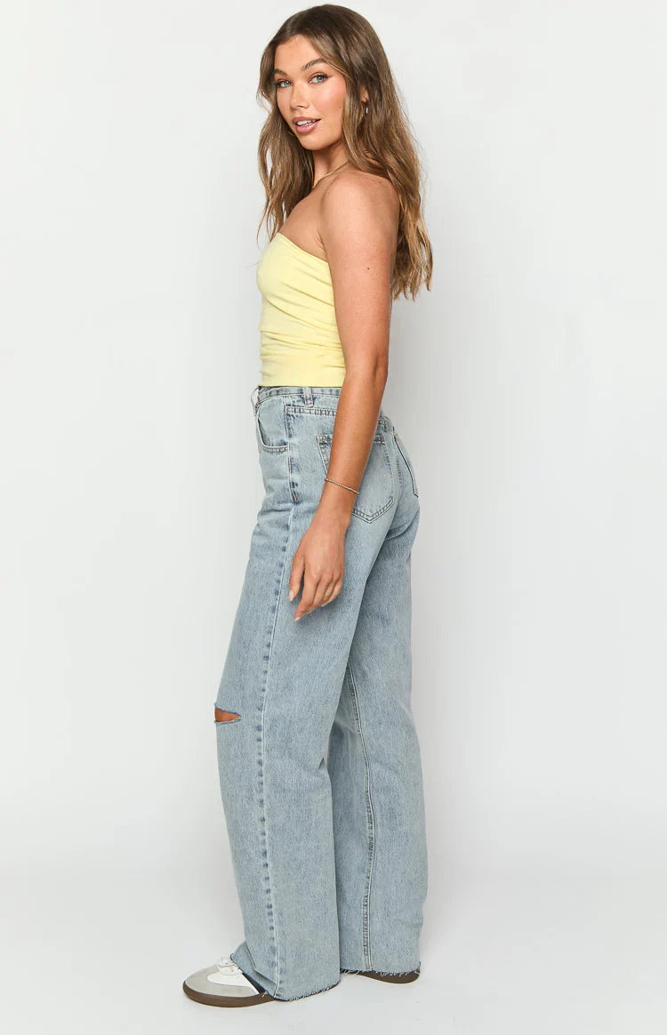 Alex Light Wash Denim Jeans — 4