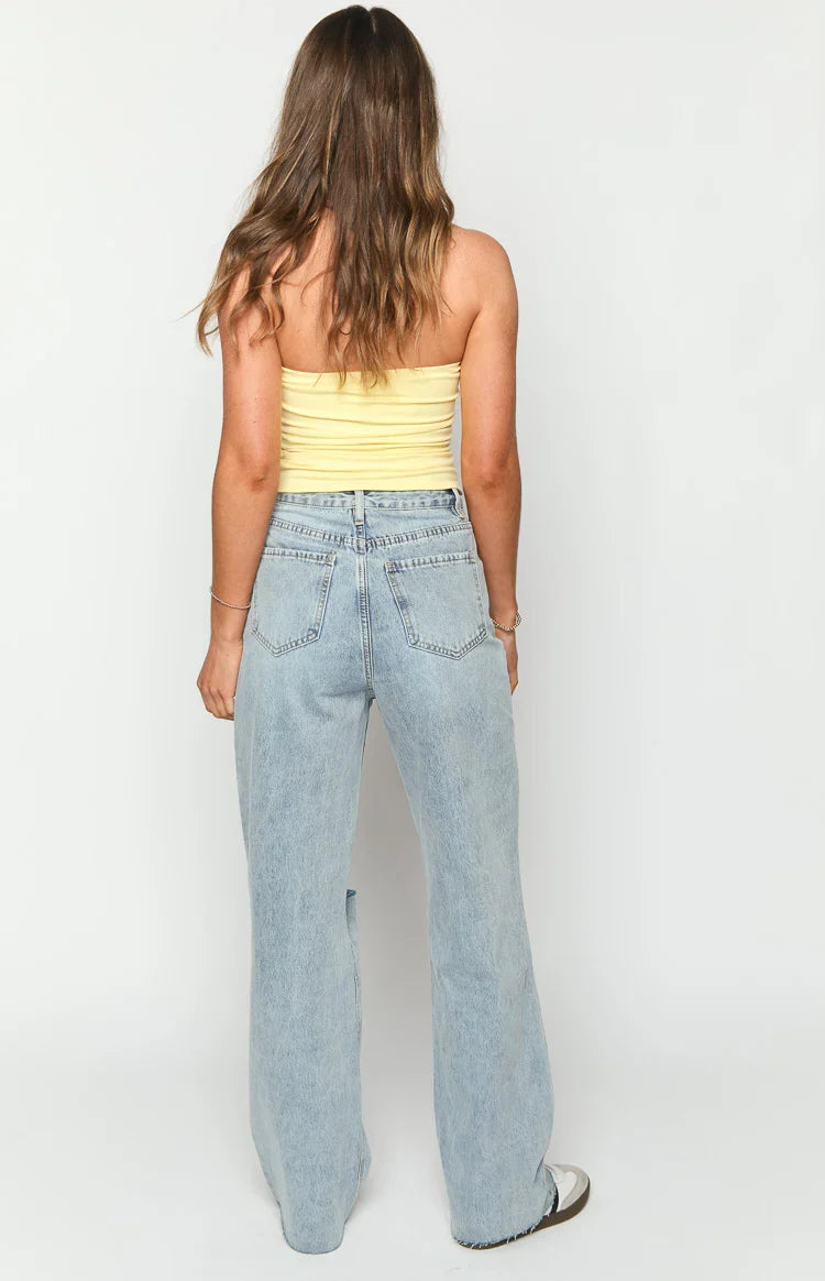 Alex Light Wash Denim Jeans — 5
