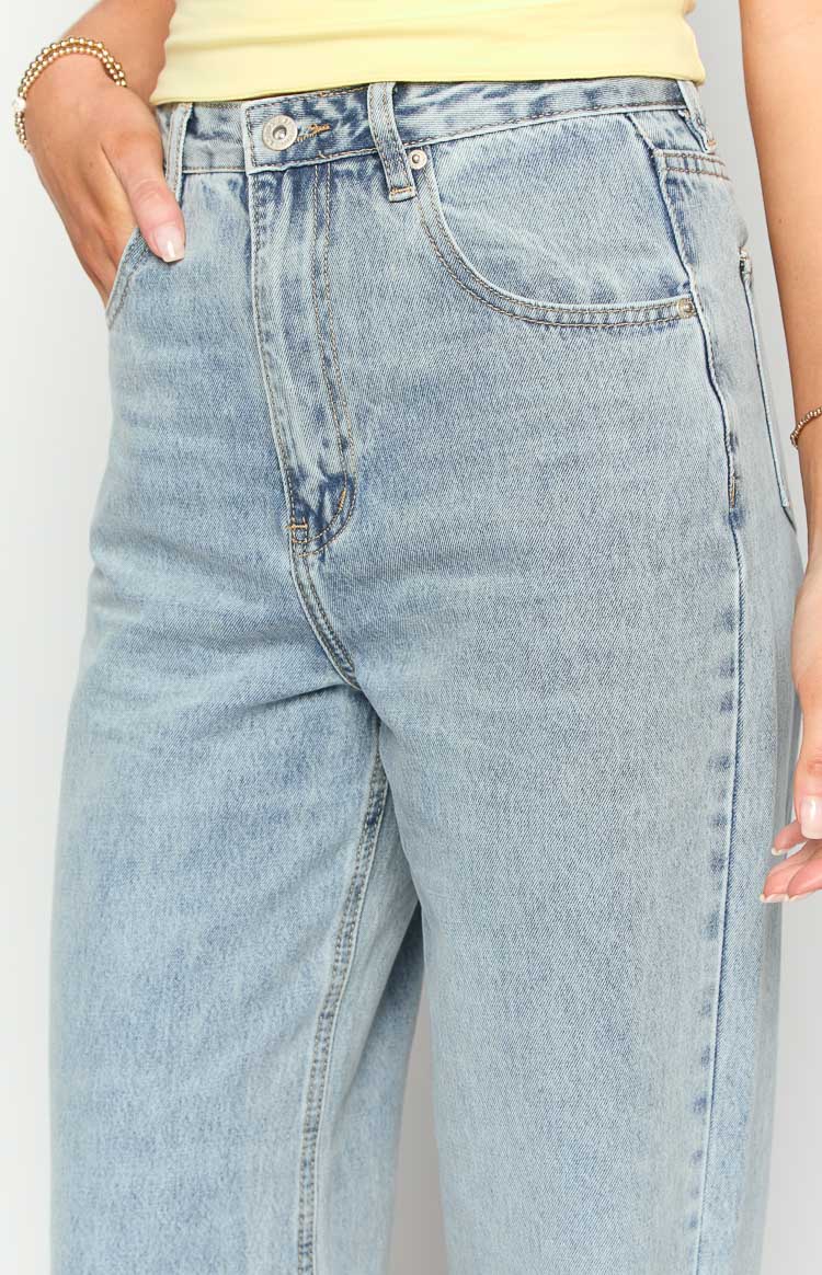 Alex Light Wash Denim Jeans — 6