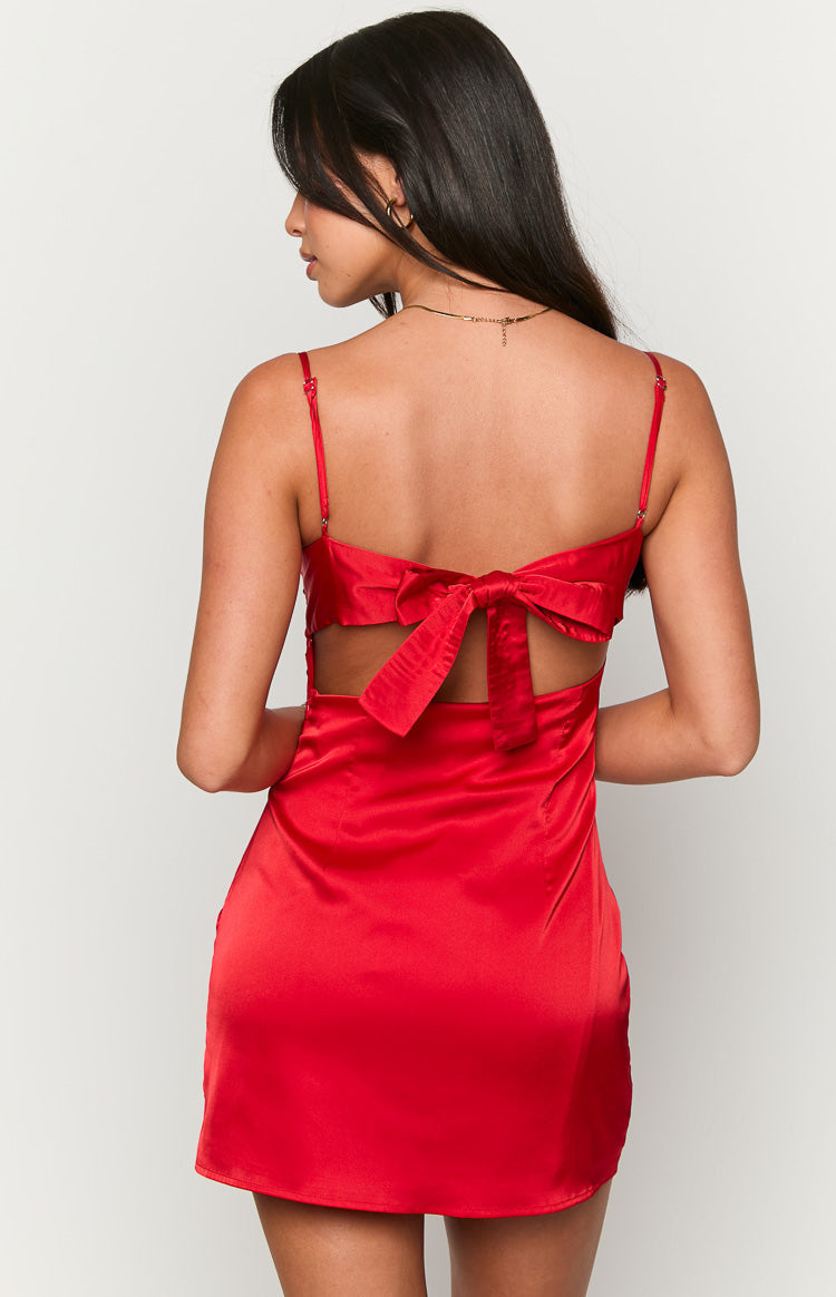 Liz Red Mini Dress — 4