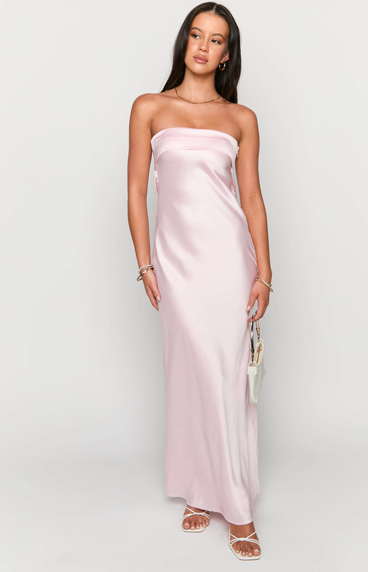 Maiah Light Pink Maxi Dress — 2