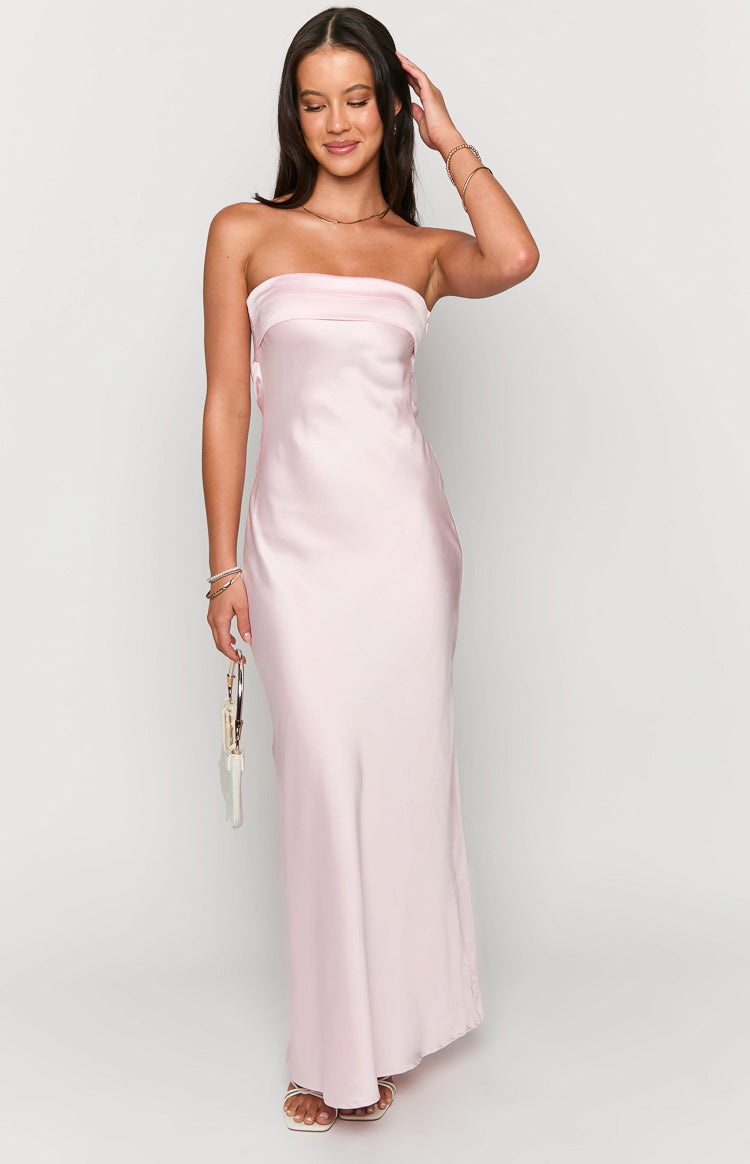 Maiah Light Pink Maxi Dress — 3