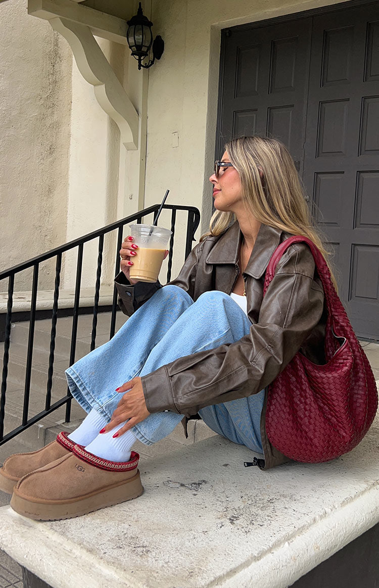 Calliope Light Wash Mid Rise Slouchy Jeans — 14