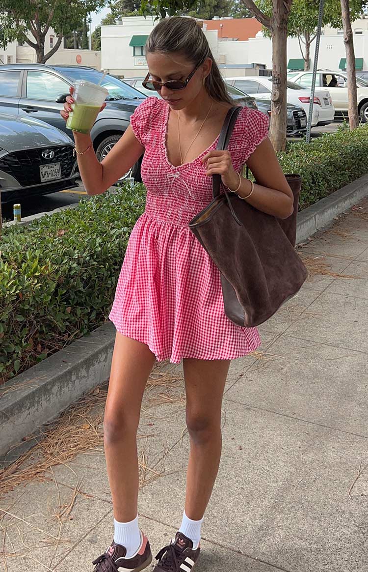 Raldo Red Gingham Playsuit — 9