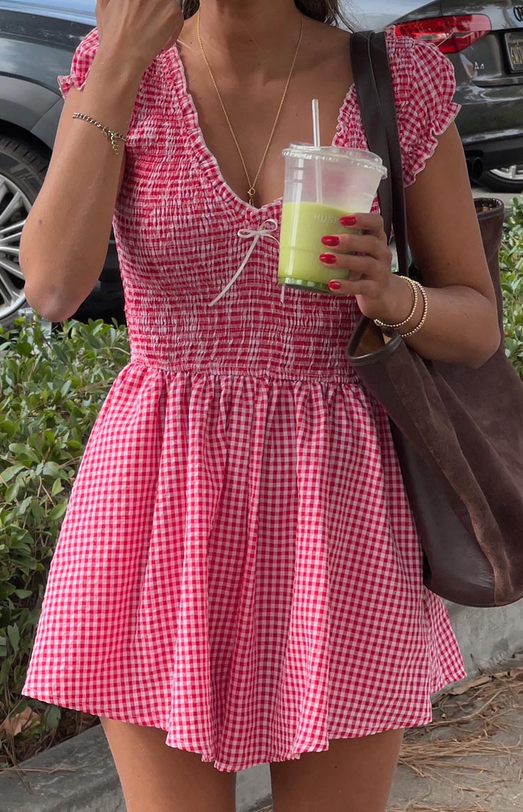 Raldo Red Gingham Playsuit — 11