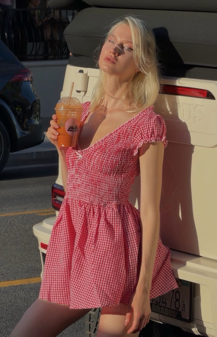 Raldo Red Gingham Playsuit — 15