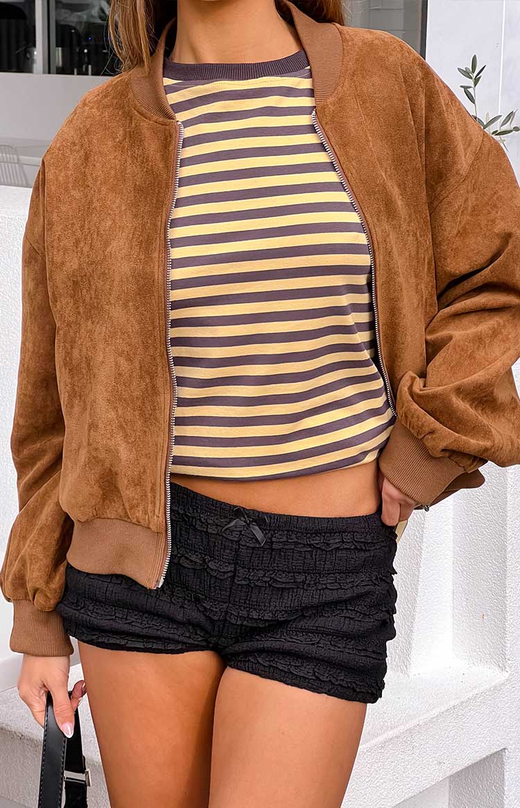 Leo Black Micro Shorts — 12