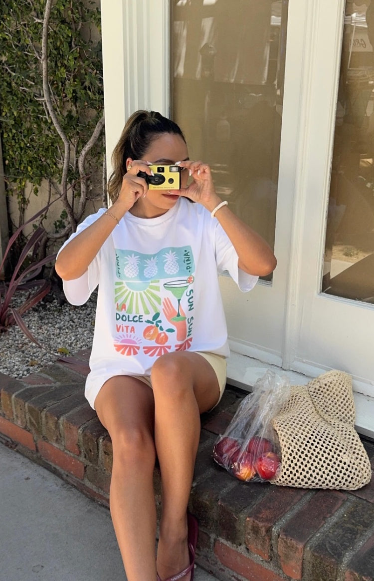 Jaz Dolce Vita Print Tee — 1