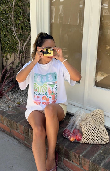 Jaz Dolce Vita Print Tee — 1
