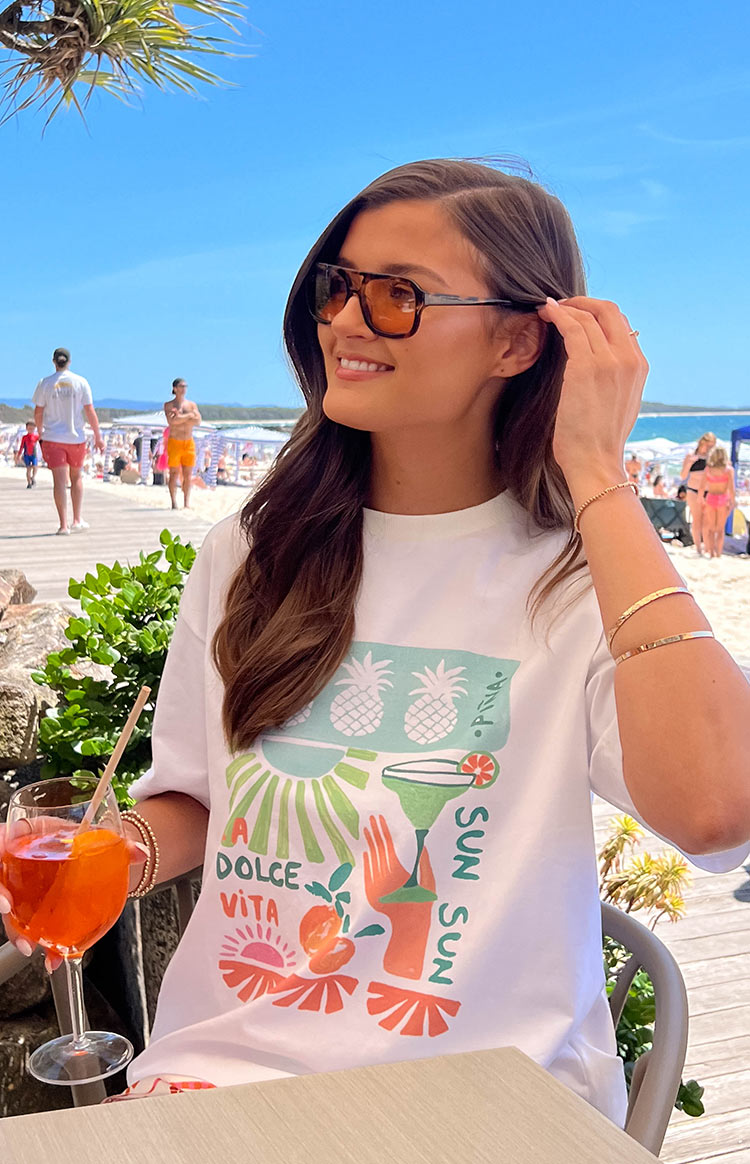 Jaz Dolce Vita Print Tee — 8
