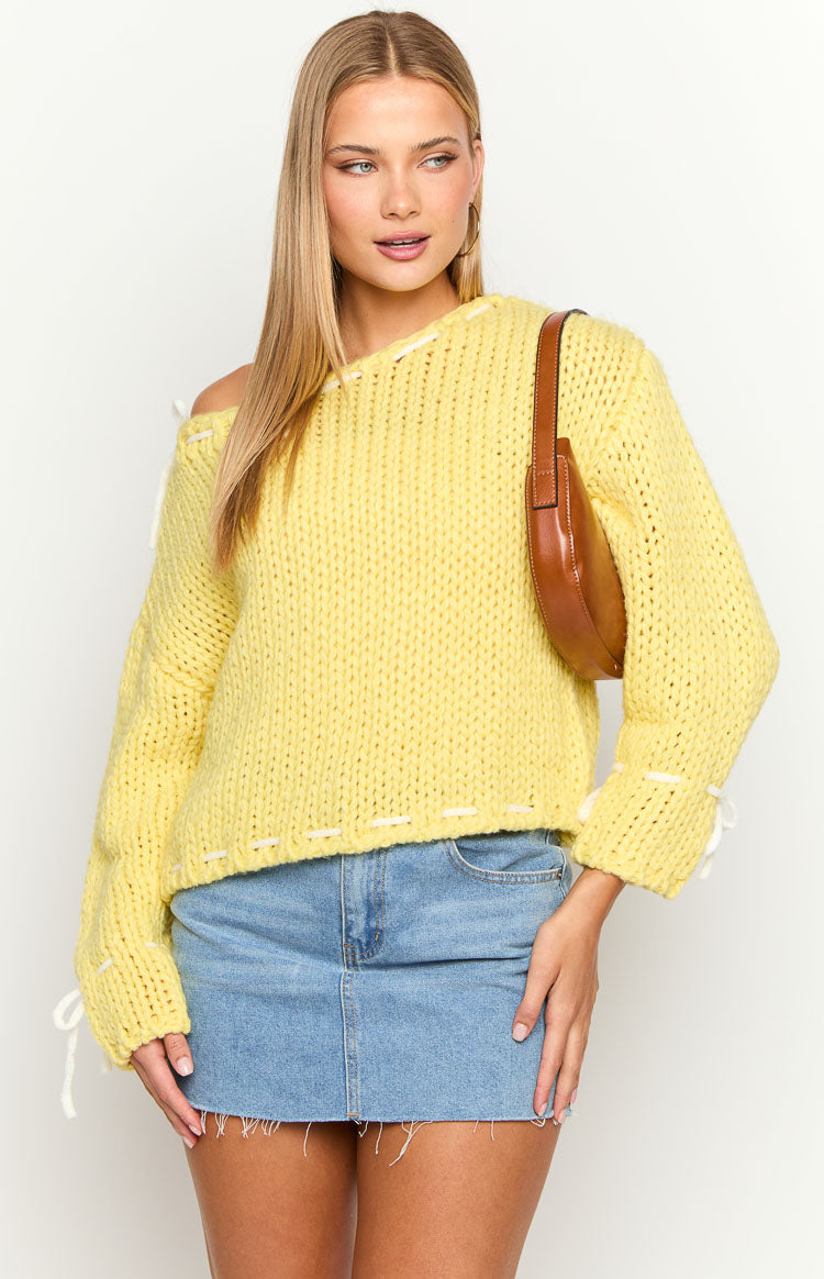 Bea Yellow Sweater — 2