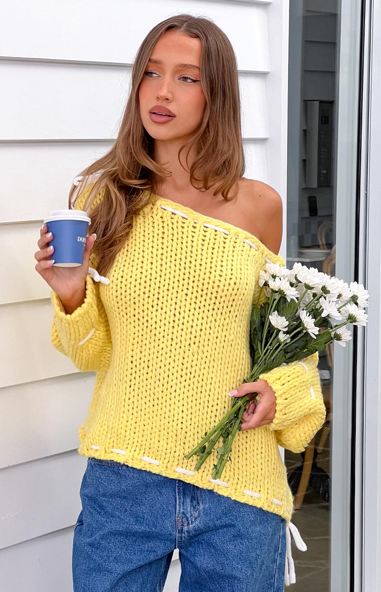 Bea Yellow Sweater — 12