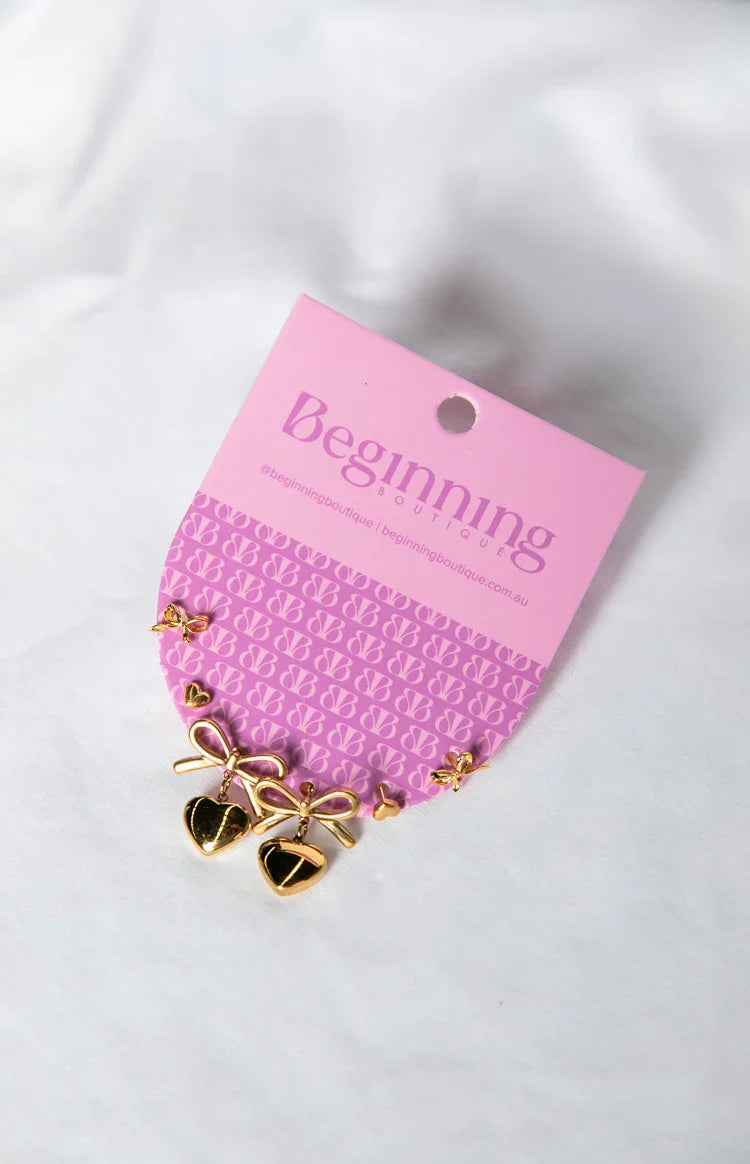 Rianne Gold Earrings 3 Pack — 1