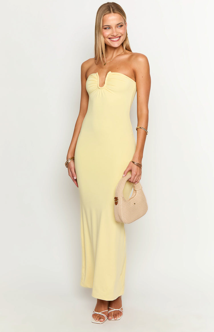 Julie Yellow Maxi Dress — 2
