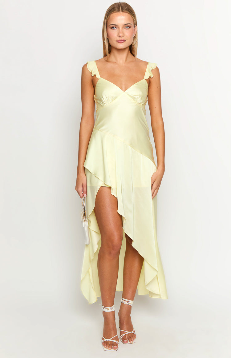 Corrina Yellow Maxi Dress — 1
