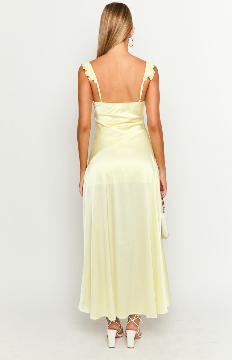 Corrina Yellow Maxi Dress — 5
