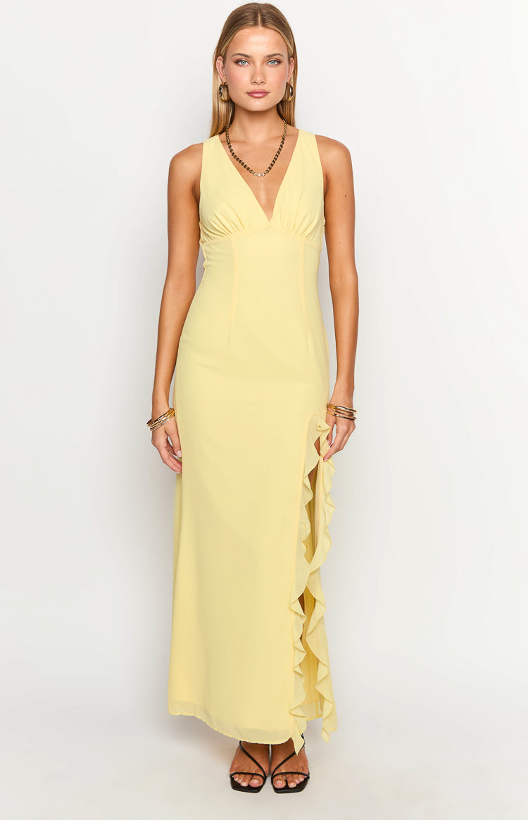 Kris Yellow Maxi Dress — 2
