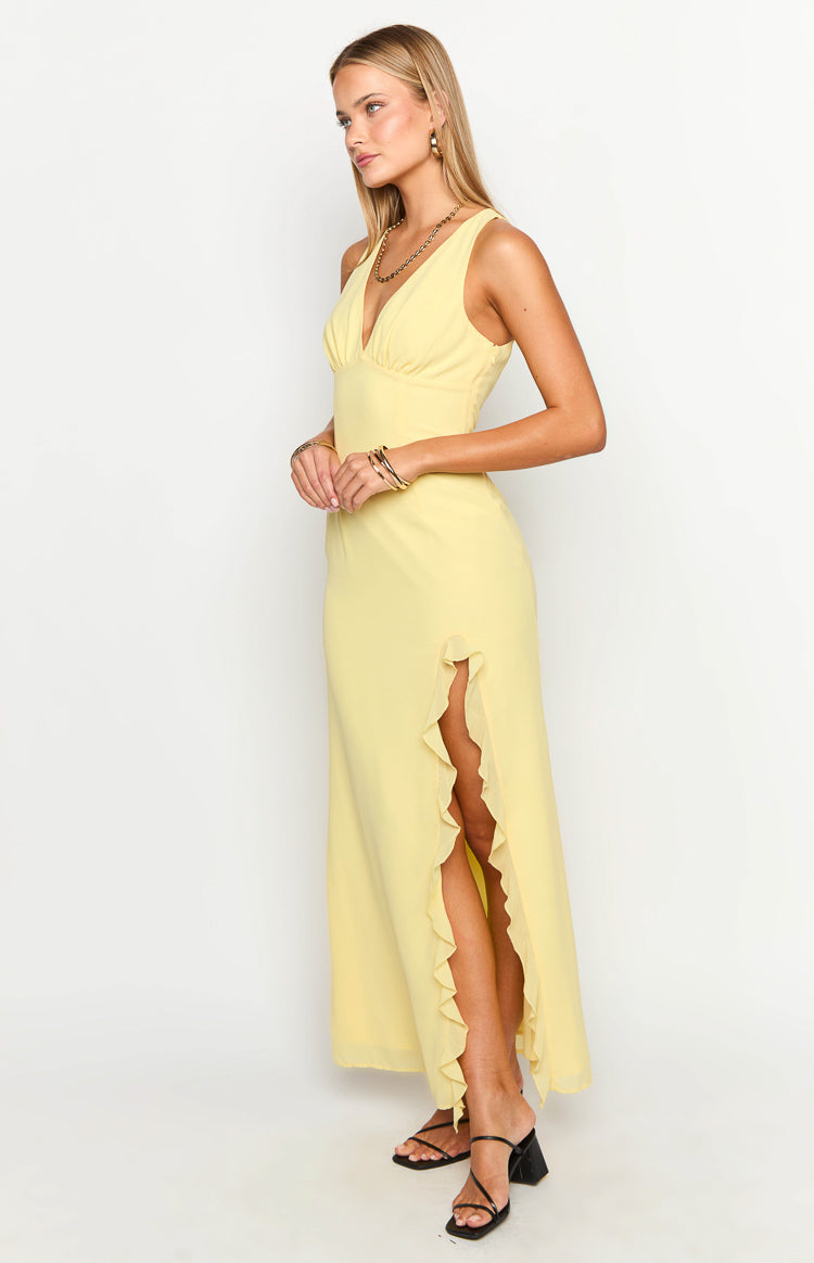Kris Yellow Maxi Dress — 4