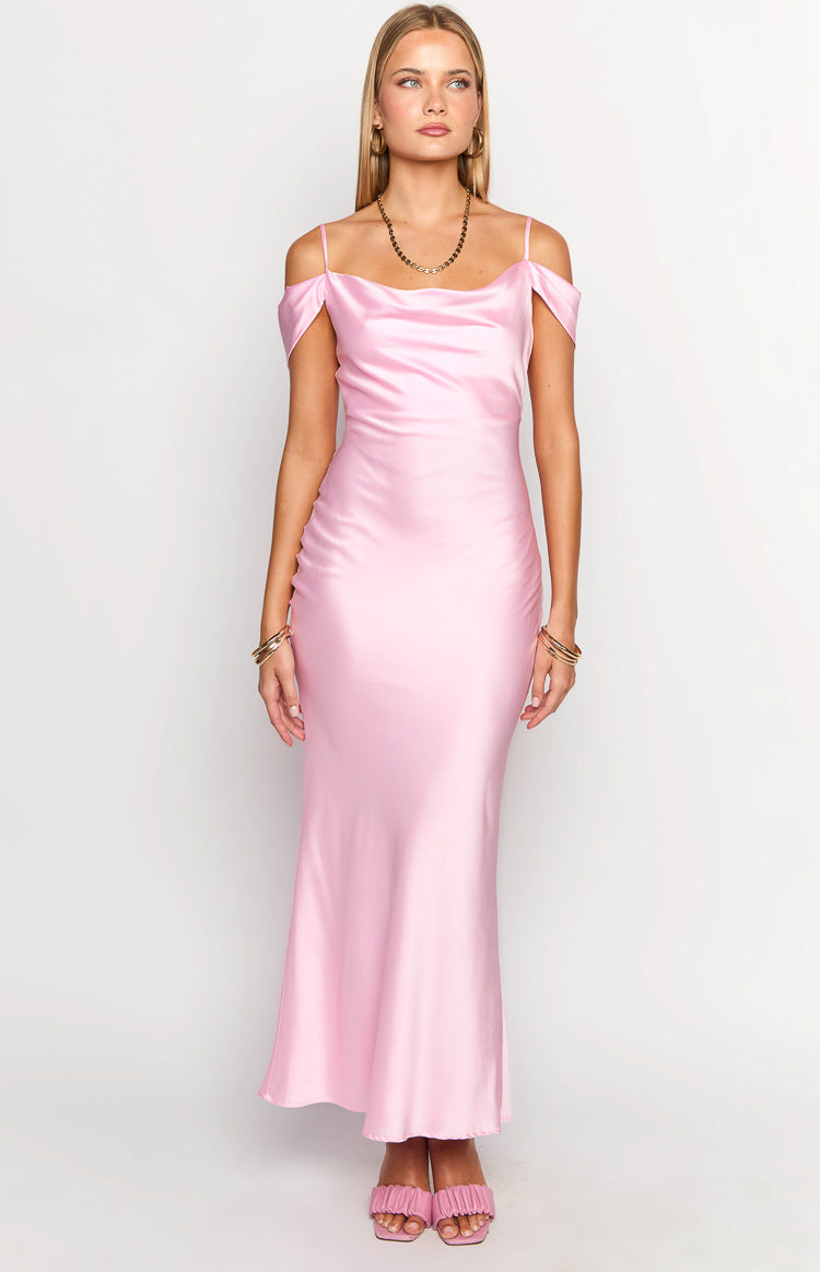 Darby Pink Maxi Formal Dress — 3