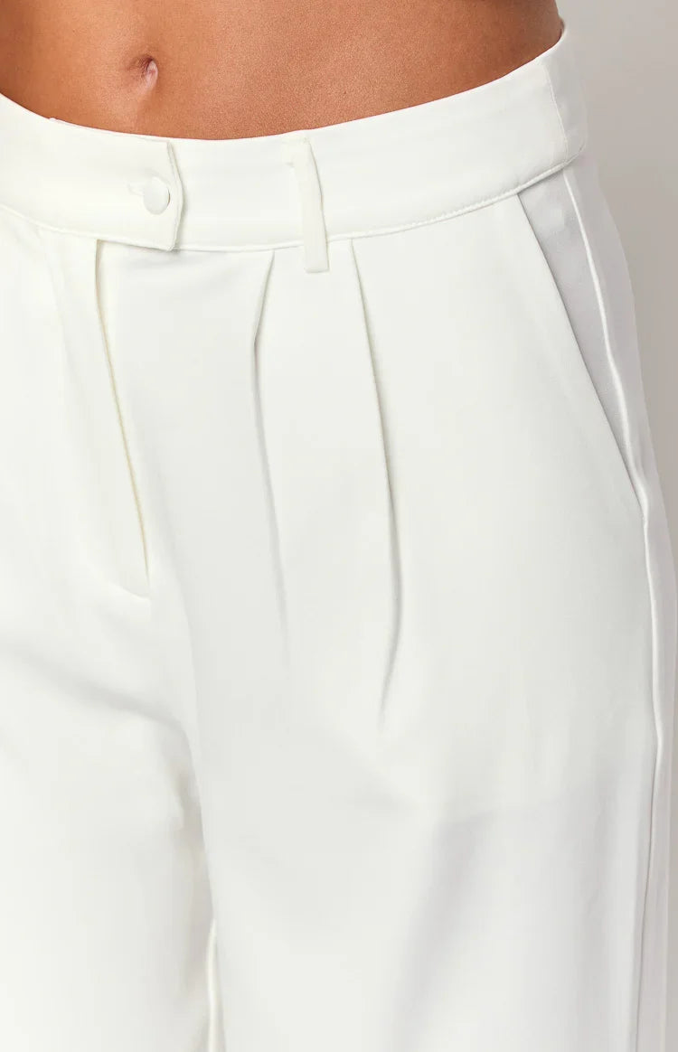 Dien White Tailored Pants — 7