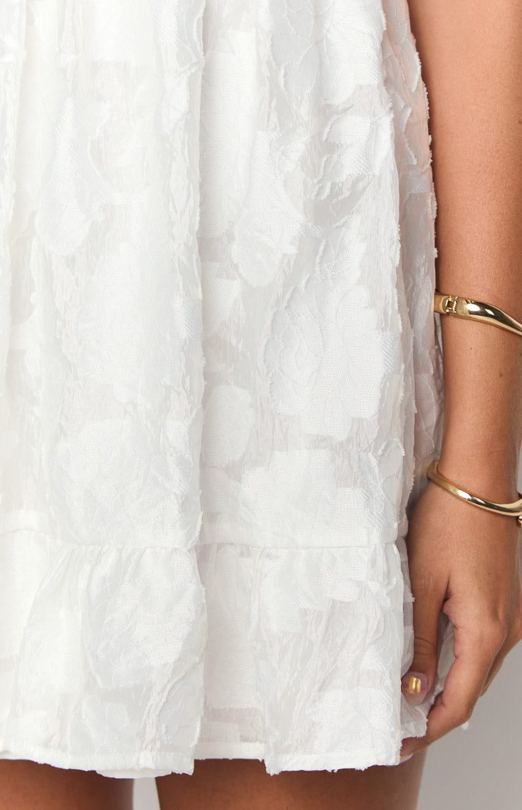 Wiley White Strapless Mini Dress — 6