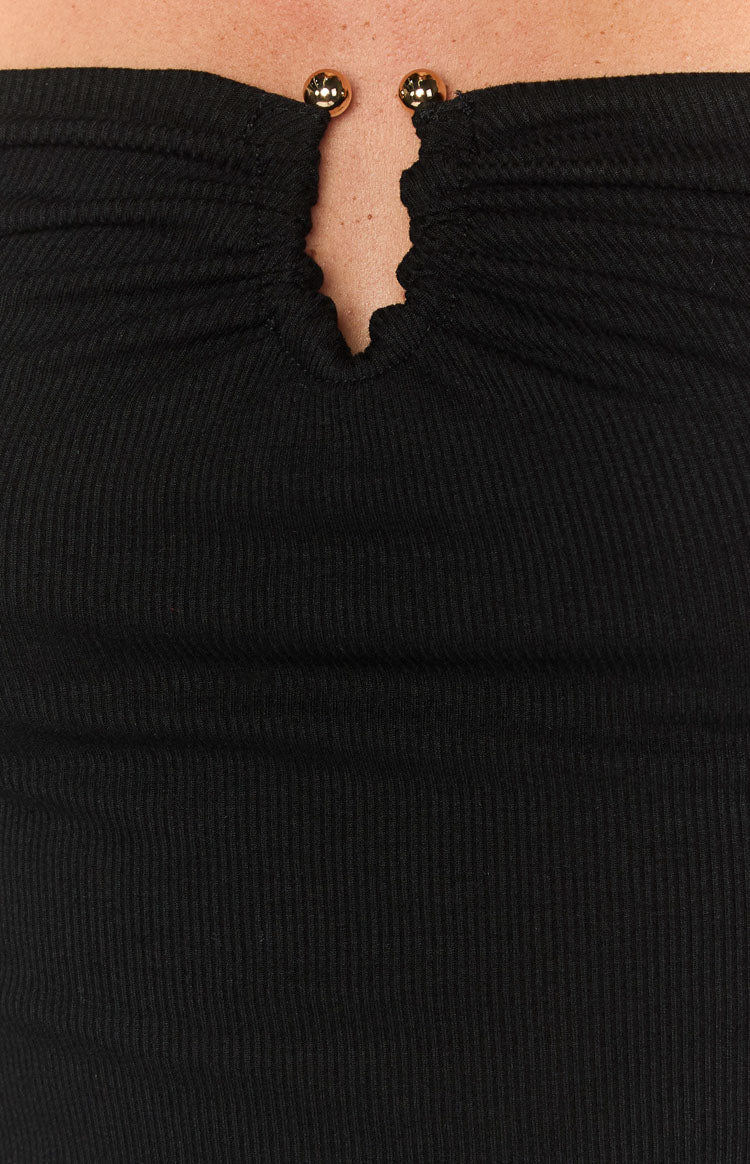 Anabel Black Long Sleeve Top — 6