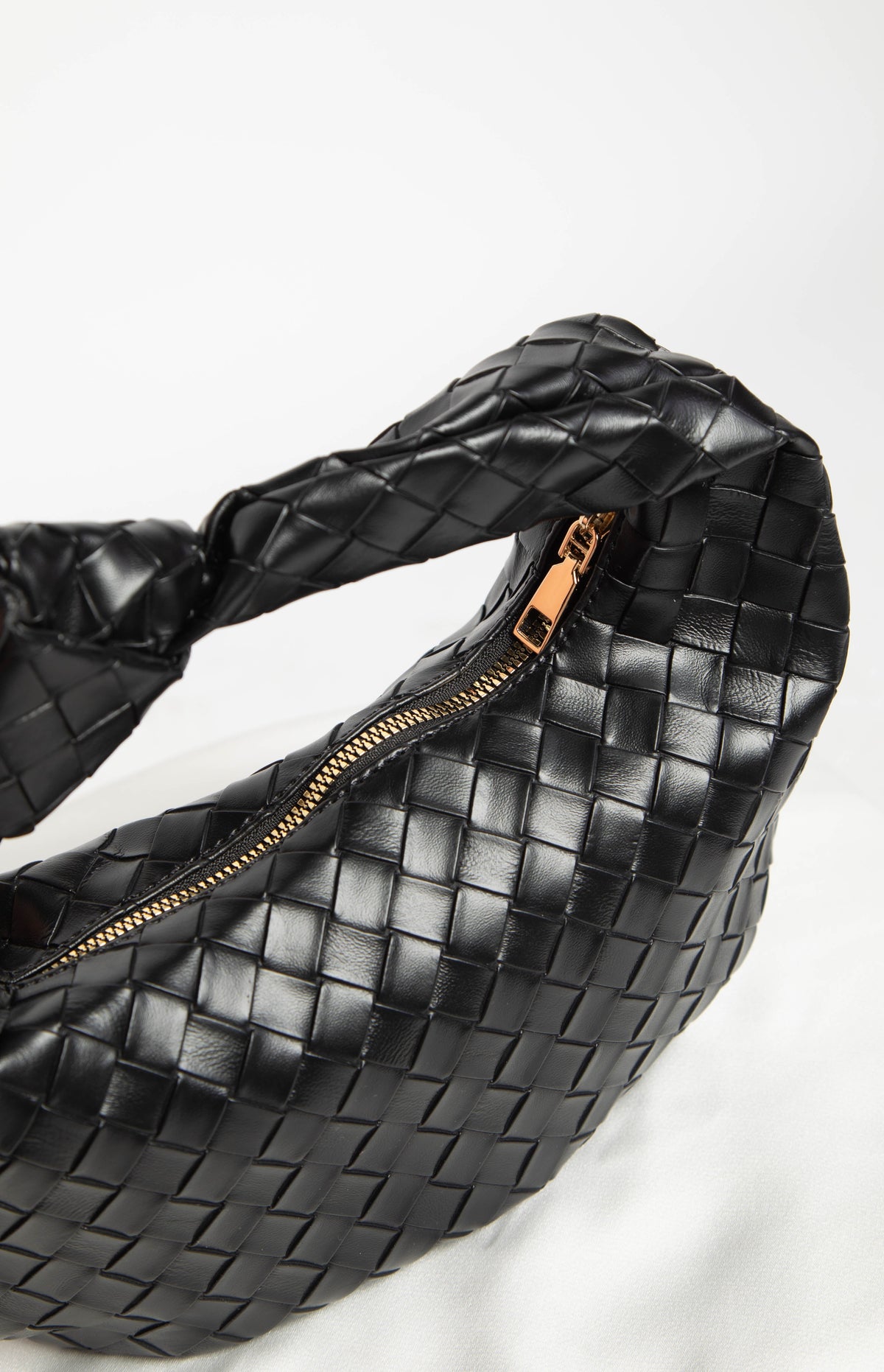 Rylie Black PU Shoulder Bag — 3