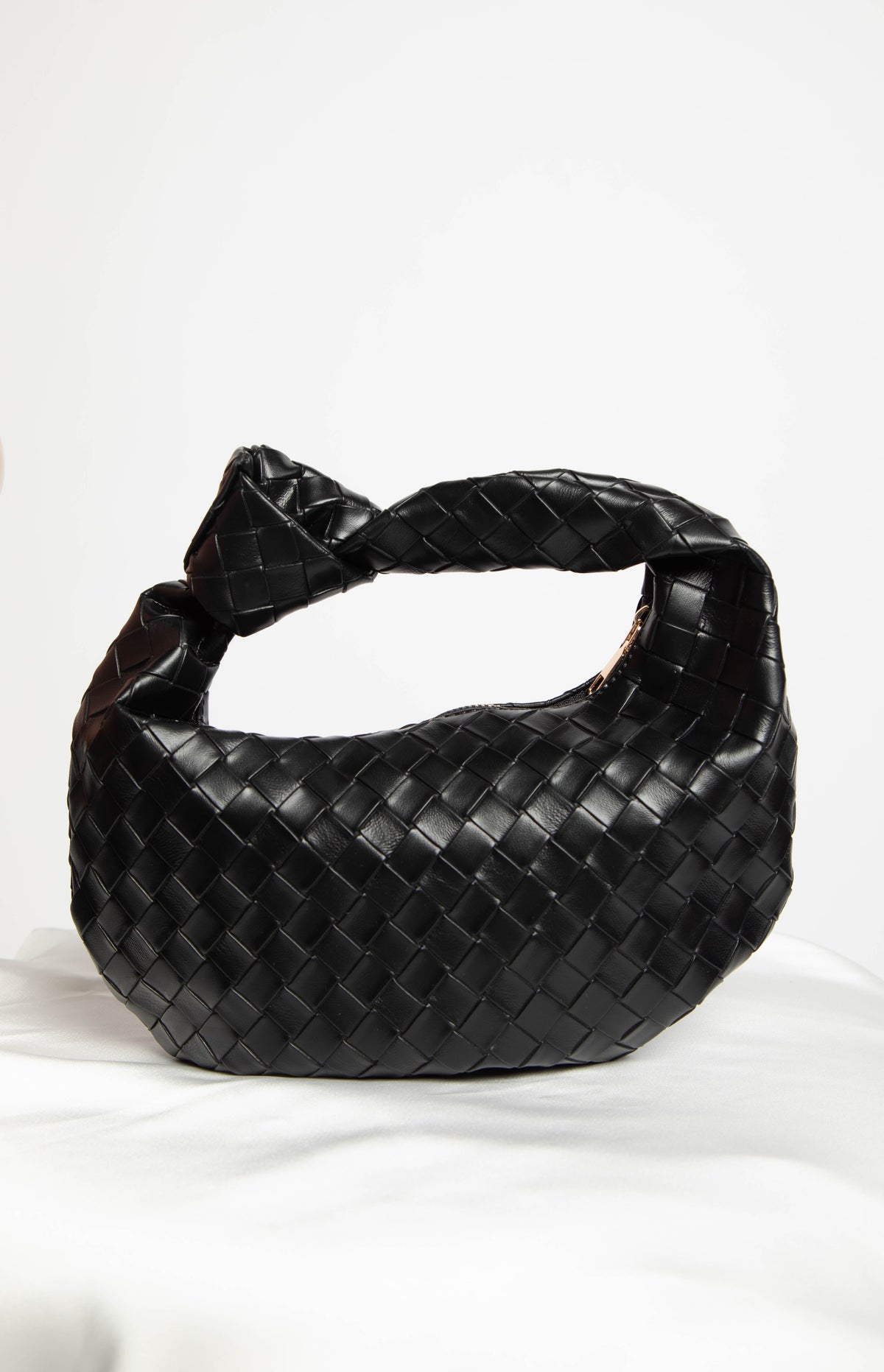 Rylie Black PU Shoulder Bag — 4