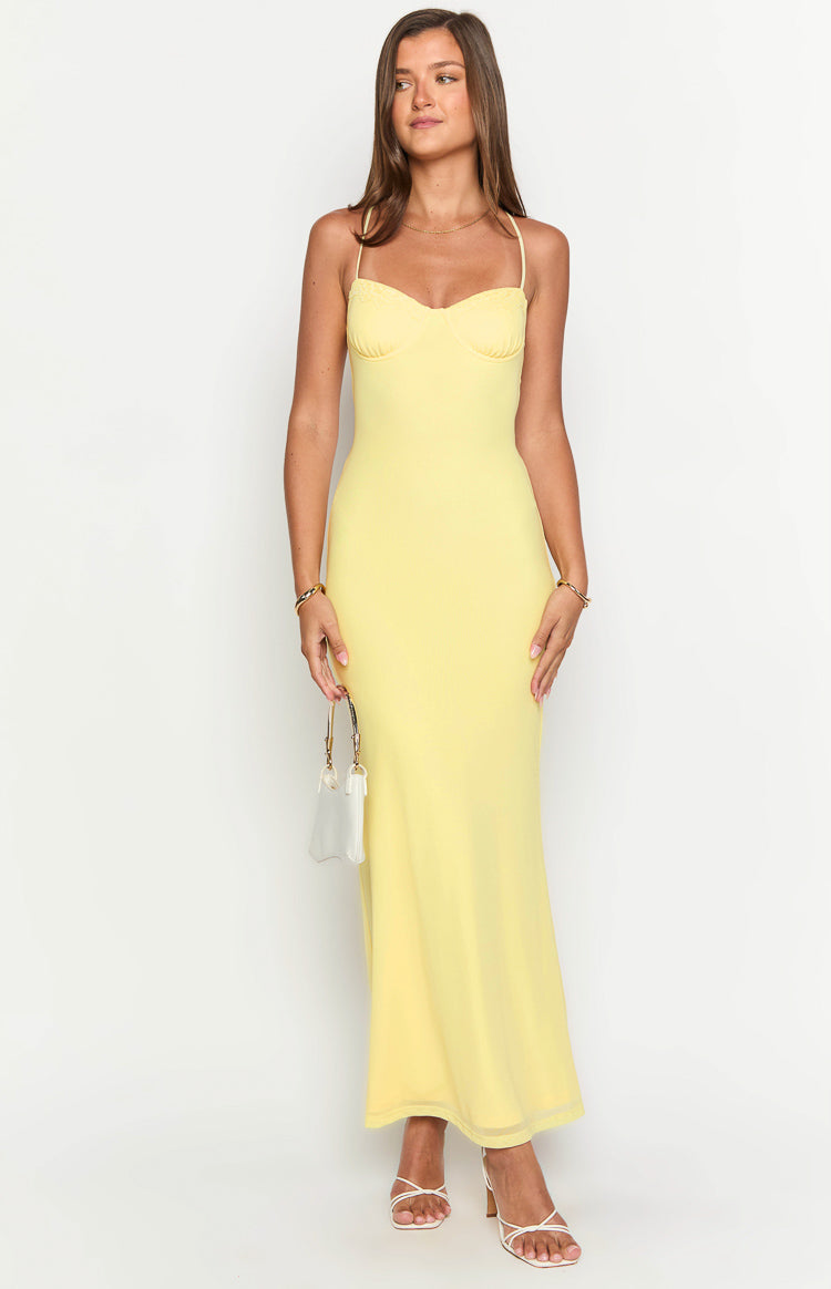 Sonia Yellow Maxi Dress — 1