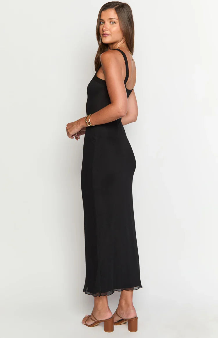 Kelly Black Maxi Dress — 14