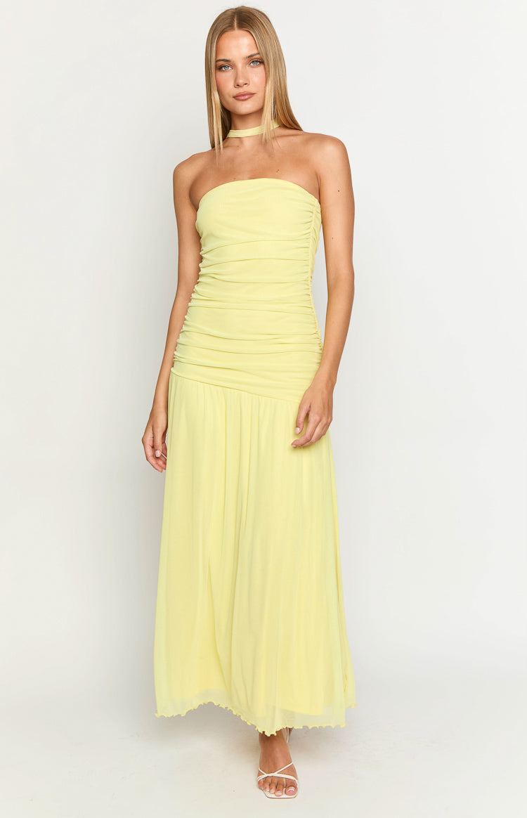 Brayan Yellow Maxi Dress — 1