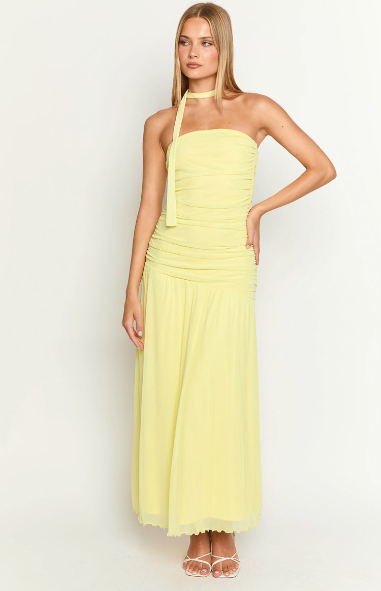 Brayan Yellow Maxi Dress — 3